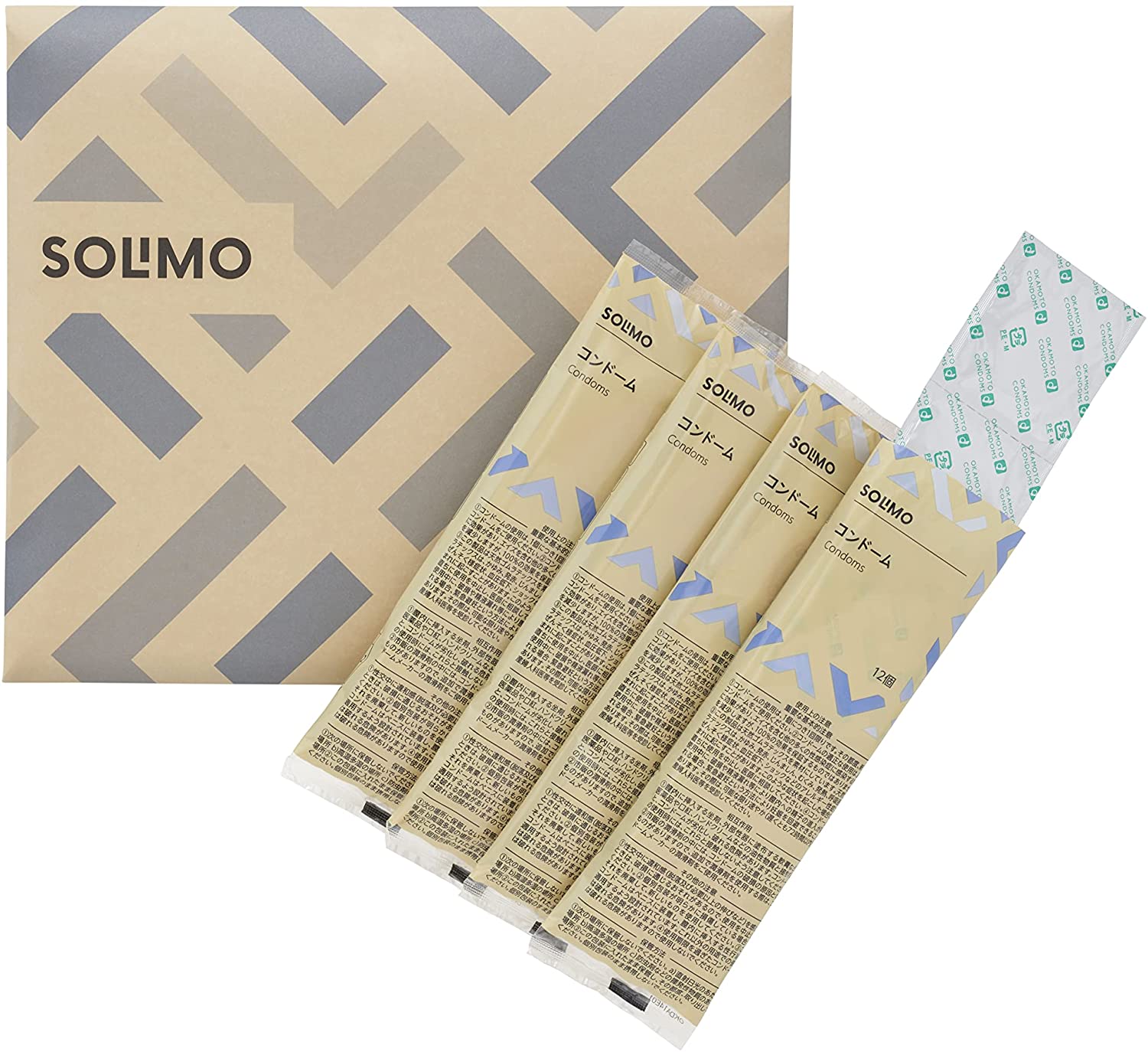 [Amazonブランド] SOLIMO コンドーム 48P(12個×4パック)