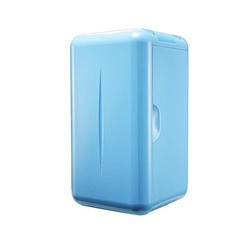 Mini refrigerador para el hogar, Refrigeración móvil Cuidado de la piel F, Silencioso, silencioso, conveniente y práctico Cerveza Re (mini f) (Azul)