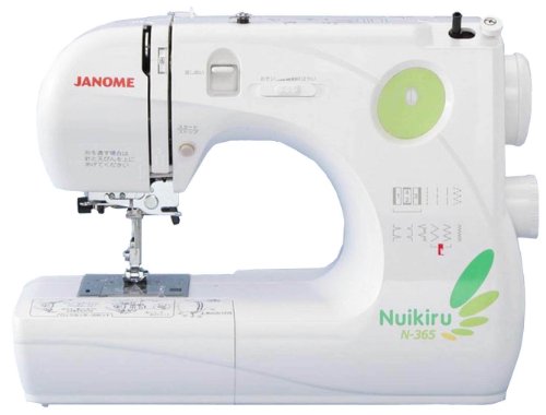 JANOME ジャノメ コンパクト電子速度制御ミシン 【Nuikiru】 N-365