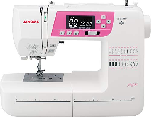 JN800(ピンク) コンピュ-タ-ミシン