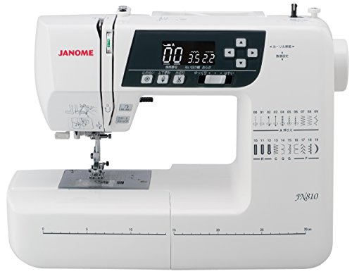 ジャノメ(JANOME) コンピュータ ミシン ワイドテーブル・説明DVD付き JN810
