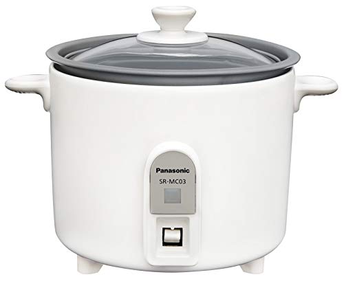 パナソニック 炊飯器 1.5合 ひとり暮らし 小型 ミニクッカー ホワイト SR-MC03-W