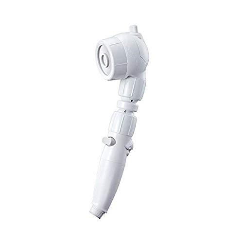 アラミック (Arromic) シャワーヘッド 3Dアースシャワー 角度調整 ヘッドスパ 一時止水 増圧 節水 最大70% ホワイト 日本製 3D-B1A