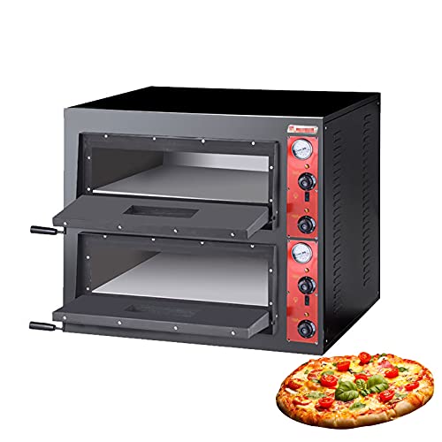 二層電気ピザオーブン業務用電気ピザオーブンピザオーブンベーキング装置1台多目的大容量ベーキング