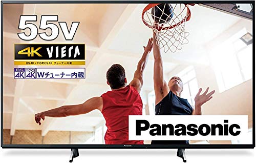 パナソニック 55V型 4Kダブルチューナー内蔵 液晶 テレビ VIERA TH-55GX755 IPSパネル スマートテレビ (ネット動画対応)