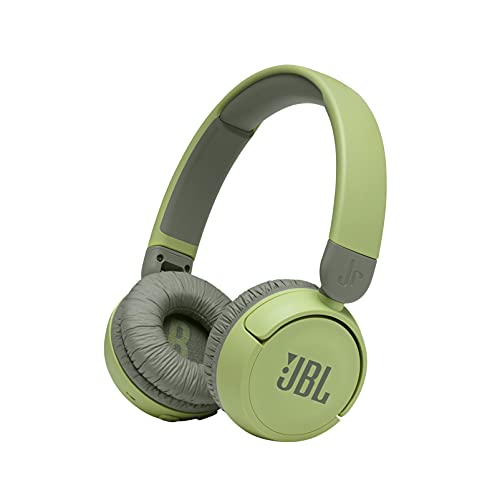 JBL JR310BT 子供向け Bluetoothワイヤレスヘッドホン 音量制御機能搭載/カスタマイズシール付属/最大約30時間再生 グリーン 2021年モデル JBLJR310BTGRN