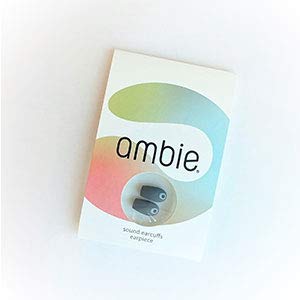 ambieイヤーピース（専用固定テープ付き）ambie sound earcuffs/ambie wirelss earcuffs対応 (Asphalt Black)