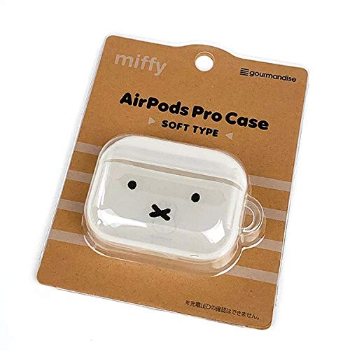 miffy ミッフィー AirPods Pro ソフトケース フェイス イヤホン ケース カバー ホワイト グッズ