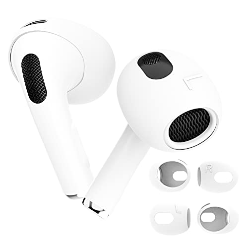 {Fit in the case} Auyuiiy airpods 3 イヤーピース シリコーン製イヤホン カバー airpods 3 落ち防止［交換品］4個入り