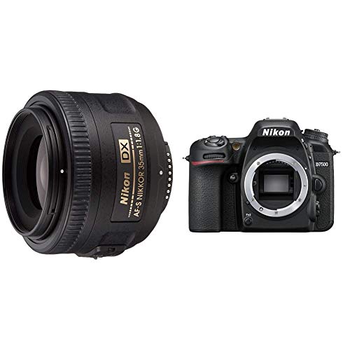 【セット買い】Nikon 単焦点レンズ AF-S DX NIKKOR 35mm f/1.8G ニコンDXフォーマット専用 & デジタル一眼レフカメラ D7500 ボディ ブラック