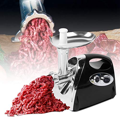 【𝐁𝐥𝐚𝐜𝐤 𝐅𝐫𝐢𝐝𝐚𝒚 𝐒𝐚𝐥𝐞】Simlug 電動肉挽き機、家庭用キッチン電動肉挽き機ソーセージメーカー食品加工機(110V)