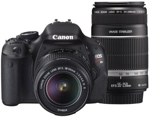 Canon デジタル一眼レフカメラ EOS Kiss X5 ダブルズームキット EF-S18-55ｍｍ/EF-S55-250ｍｍ付属 KISSX5-WKIT