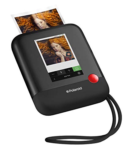 Polaroid Pop ワイヤレス ポータブル インスタント 3x4 フォトプリンター&デジタル20MPカメラ タッチスクリーンディスプレイ付き (ブラック) Wi-Fi内蔵 1080p HDビデオ