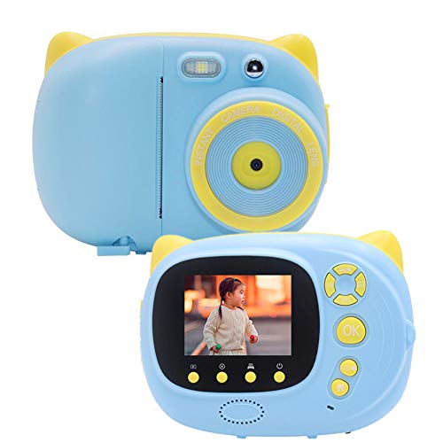 子供用カメラ、2.4インチスクリーン付きインスタントデジタルカメラ 15MP 1080P HD耐衝撃性ビデオカメラ 誕生日 クリスマス 玩具ギフト子供用,B