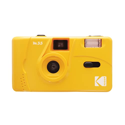 Resuable M35 35mm フィルムカメラ 固定焦点 広角 使いやすい フラッシュ内蔵 35mm カラーネガまたは白黒フィルムに対応