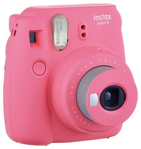 【海外限定】Fujifilm Instax Mini 9インスタントカメラ - フラミンゴピンク (ピンク)