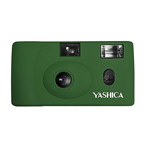 フィルムカメラ YASHICA MF-1 アーミーグリーン 35mmフイルム フラッシュ機能付き