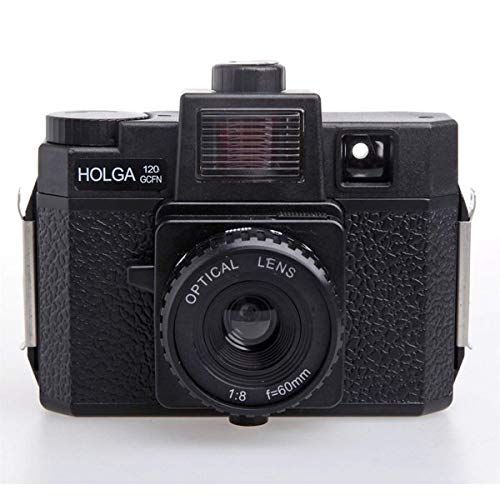 HOLGA ホルガ フィルムカメラ H-120GCFN ブラック ブローニーフィルム使用 カラーフラッシュ付きモデル