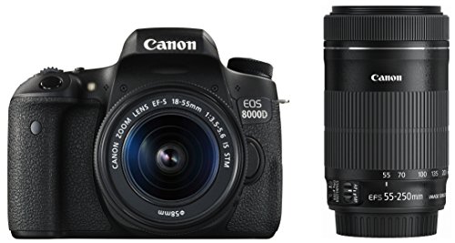Canon デジタル一眼レフカメラ EOS 8000D ダブルズームキット EF-S18-55mm/EF-S55-250mm 付属 EOS8000D-WKIT