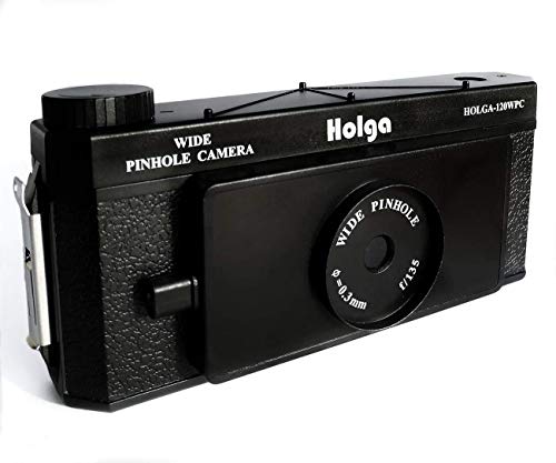 Holga 120 WPC パノラマピンホールカメラ ワイドフォーマットフィルム ロモカメラ ブラック