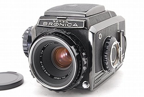 ZENZA BRONICA ゼンザ ブロニカ S2 人気のブラック 中判カメラ NIKKOR-P 75mm F2.8 レンズ付