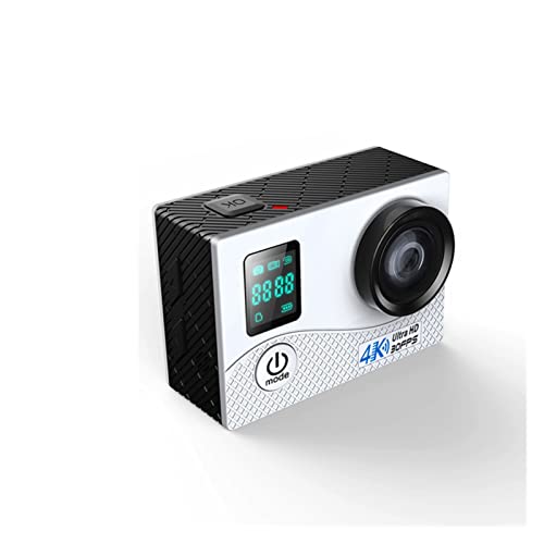 HDスポーツカメラ 4K防水ミニスポーツカメラデュアルスクリーン WI-FI屋外 hダイビングスポーツカメラ (Color : Yellow, Size : Small)