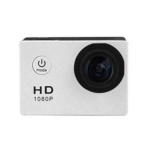 アクションカメラ時間の経過 防水カメラ1080p 32GB、アウトドアスポーツアクションビデオカメラカメラ1.2mpミニ DV防水ハウジングのビデオカメラ (Color : White lampshade, Size : Small)