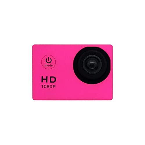 アクションカメラ時間の経過 防水カメラ1080p 32GB、アウトドアスポーツアクションビデオカメラカメラ1.2mpミニ DV防水ハウジングのビデオカメラ (Color : Red, Size : Small)