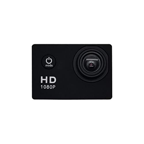 アクションカメラ時間の経過 防水カメラ1080p 32GB、アウトドアスポーツアクションビデオカメラカメラ1.2mpミニ DV防水ハウジングのビデオカメラ (Color : Black, Size : Small)