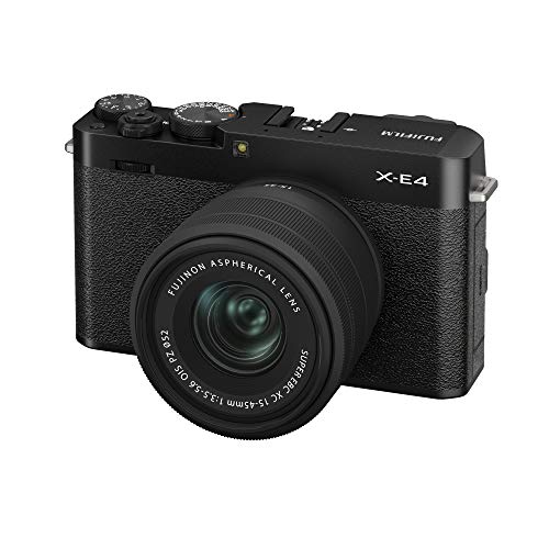 富士フイルム ミラーレスデジタルカメラ FUJIFILM X-E4 レンズキット ブラック (XC15-45) F X-E4LK-1545-B