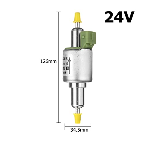 12V 24Vユニバーサルカーヒーターオイル燃料ディーゼルポンプエアパーキングヒーターカースタイリングアクセサリー (Color Name : 12V)