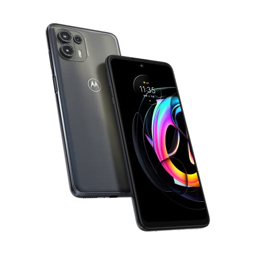 【Amazon.co.jp 限定/ブランドステッカー付】Motorola edge 20 fusion [正規代理店品] スマホ SIMフリー (5G対応/6.7インチ/エレキグラファイト) Android 本体