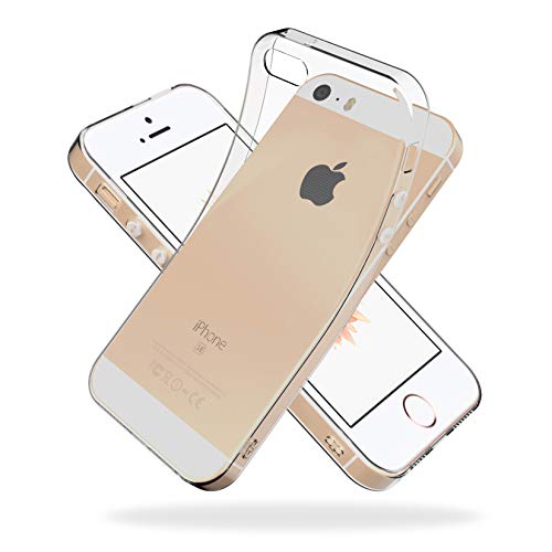 Youriad iPhone SE (2016) / 5S / 5 ケース カバー SE 旧型 第1世代 | 透明 クリア ソフト カバー| 特徴 軽量 インチ 薄型 ストラップ 滑り止め 落下防止 TPU(iPhoneSE 旧型 第1世代 2016 / iPhone5S / iPhone5 専用)