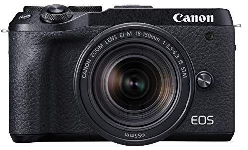 Canon ミラーレス一眼カメラ EOS M6 Mark II EF-M18-150 IS STM レンズキット ブラック EOSM6MK2BK-18150ISSTM