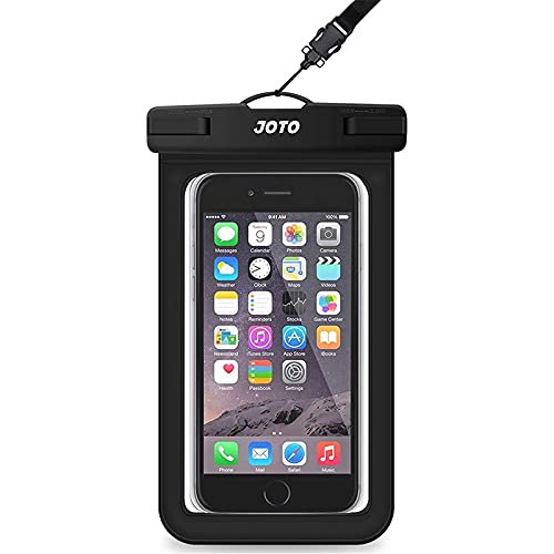 JOTO 防水ケース IPX8認定 携帯電話用ドライバッグ 最大7.0”スマホに対応可能 適用端末：iPhone 13 Mini Pro Max・iPhone 12・11・XS・XR・8・Android -ブラック