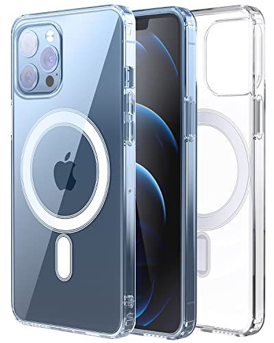 TECMIC iPhone 13 Pro ケース MagSafe対応 クリアケース マグネット搭載 透明 アイフォン 13 Pro マグセーフ 適用カバー 携帯カバー 黄ばみ無し クリア 傷防止 全面保護 放熱 6.1インチ対応