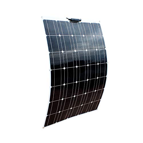 太陽光発電パネル フレキシブルsolar panel120W 12V 太陽光パネル 単結晶柔軟 極薄 軽量 携帯便利 RV キャンピングカー 船舶 テント アウトドア 住宅 防災などに活躍(120W)
