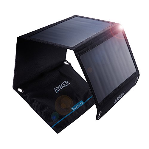 Anker PowerPort Solar (21W 2ポート USB ソーラーチャージャー)【PowerIQ搭載】 iPhone 11 / 11 Pro / 11 Pro Max / XR / 8 / iPad Air 2 / mini 3 / Xperia / Galaxy S10 / S10+、その他Android各種他対応