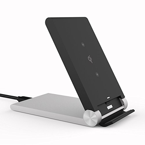 cheero 折り畳み式 ワイヤレス充電スタンド 2 Coils Wireless Charger Stand 置くだけ簡単充電 ワイヤレス充電器 iPhone SE（第2世代） / 11 / 11 Pro/XS/XR/X / 8 / 8 Plus/Galaxy S9 / S9+ / S8 /S8+ / S7 / S7 edge / S6 / Xperia XZ2 等 Android機種