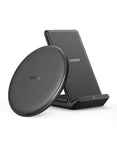 【2個セット】 Anker PowerWave 10 Pad & Stand ワイヤレス充電器 Qi認証 iPhone 12 / 12 Pro Galaxy各種対応 最大10W出力 (ブラック)