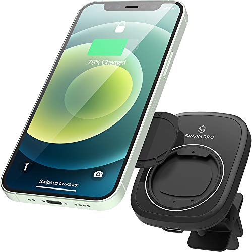 Sinjimoru Cell Phone Wireless Charger Car Holder Mobile Phone Mount
