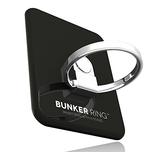 New Bunker Ring 3 Black 【全5色】 iPhone5/iPhone4S/iPad mini/iPad2/iPad/iPod/GALAXY Slll スマートフォン・タブレットPCの落下防止・スタンド機能・指1本で保持