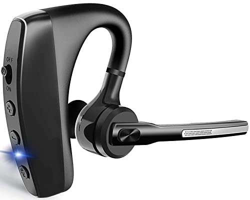 RACE Bluetooth ヘッドセット5.0 ワイヤレス イヤホン 片耳 CSRチップ ダブルマイク内蔵 ハンズフリー通話