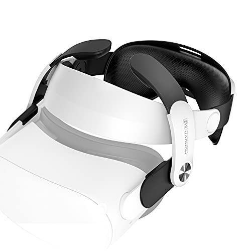 MOMOVR M2 Eliteストラップ（Oculus Quest 2用）、交換可能なヘッドストラップ、顔の圧力を下げる-Oculus Quest2アクセサリー