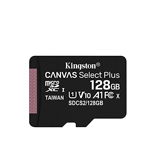 キングストン microSD 128GB 最大100MB/s UHS-I V10 A1 Nintendo Switch動作確認済 Canvas Select Plus SDCS2/128GB