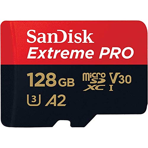 microSDXC 128GB SanDisk サンディスク Extreme PRO UHS-1 U3 V30 4K Ultra HD A2対応 SDアダプター付 [並行輸入品]