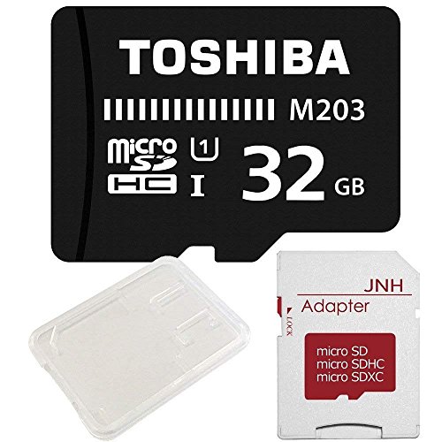 東芝 Toshiba 超高速UHS-I microSDHC 32GB + SD アダプター + 保管用クリアケース [バルク品] [並行輸入品]