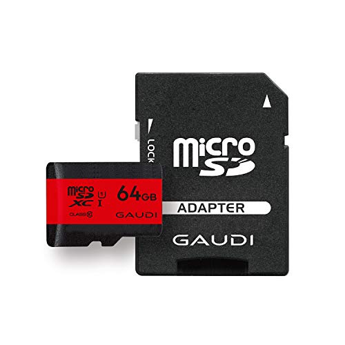 GAUDI microSDカード 64GB UHS-I Class10 Nintendo Switch 動作確認済 3年保証 GMSDXCU1A64G