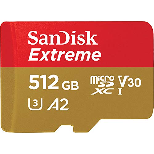 マイクロSD 512GB サンディスク Extreme microSDXC A2 SDSQXA1-512G-GN6MN SD変換アダプターなし 海外パッケージ品