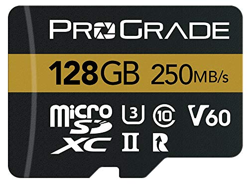 ProGrade Digital (プログレードデジタル) 【microSDXC UHS-II V60】 GOLD 250R メモリーカード 正規輸入品 (128GB)